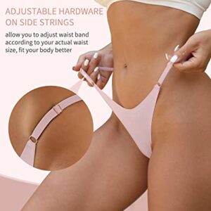 Which is Adjustable Seamless Underwear for Women Panties Sexy Underwear No Show High Cut Cheeky Panties 6 Pack XS-L