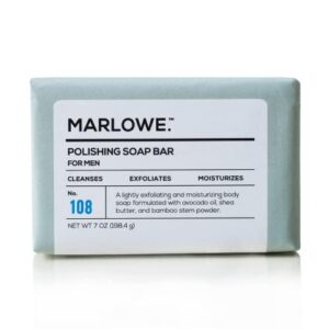 marlowe. no. 108 polishing soap bar | best cleansing & moisturizing bar for men