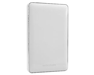 avolusion t1 series 2tb usb 3.0 portable external hard drive for pc, mac, playstation & xbox (white) - 2 year warranty