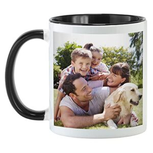 let's make memories personalized photo mug-custom coffee mug- 11oz- black handle- for father's day/for dad