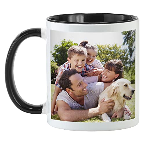 Let's Make Memories Personalized Photo Mug-Custom Coffee Mug- 11oz- Black Handle- For Father's Day/For Dad