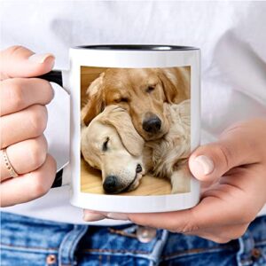 Let's Make Memories Personalized Photo Mug-Custom Coffee Mug- 11oz- Black Handle- For Father's Day/For Dad