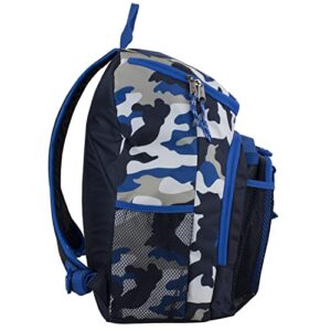 FUEL Top Loader Backpack & Lunch Bag Bundle - Blue/White/Gray Camo