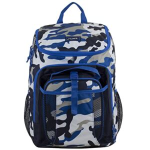 FUEL Top Loader Backpack & Lunch Bag Bundle - Blue/White/Gray Camo