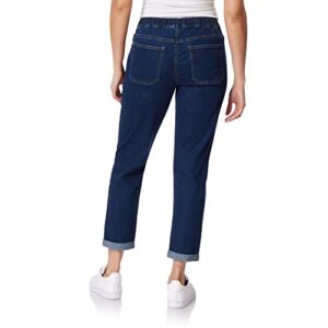 WallFlower Women's Tomboy Jogger Denim Mid-Rise Insta Stretch Juniors Jeans, Clarke, 7