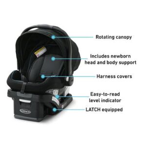 Graco SnugRide SnugLock 35 Infant Car Seat, Harleigh