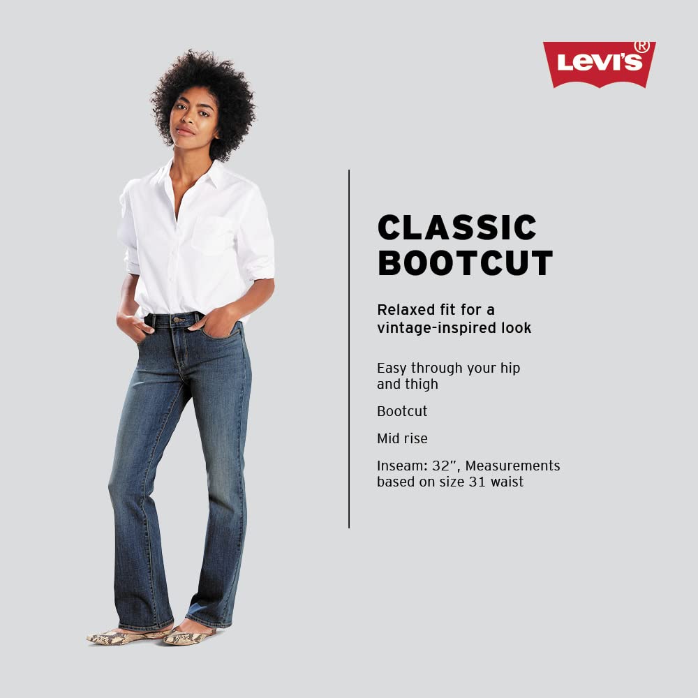 Levi's Women's Classic Bootcut Jeans (Also Available in Plus), (New) Cobalt March-Dark Indigo, 30 Regular