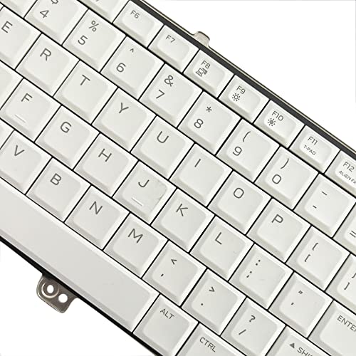 GinTai Laptop US Keyboard with RGB Backlit Replacement for Dell Alienware 17 R5 /Area 51m R1 AWAR51M-7350WHT 62W10 NC0731-1 0