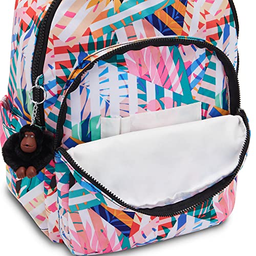 Kipling Seoul Large Printed 15" Laptop Backpack Patchwork Garden