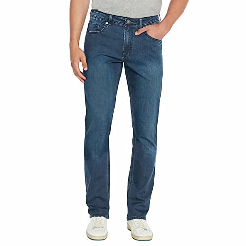 Buffalo David Bitton Men's Axel 5 Pocket Slim Stretch Jean (38W x 32L, Light Blue)