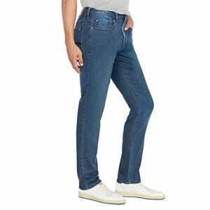 Buffalo David Bitton Men's Axel 5 Pocket Slim Stretch Jean (38W x 32L, Light Blue)