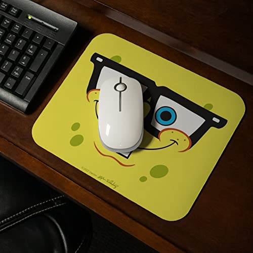 Spongebob Nerd Face Low Profile Thin Mouse Pad Mousepad