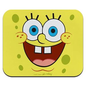 spongebob goofy smile face low profile thin rubber mouse pad mousepad