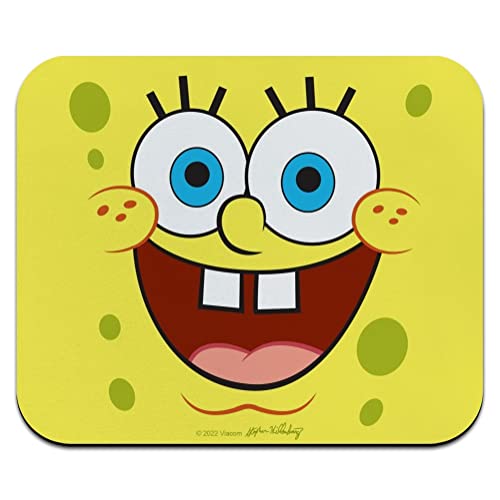 Spongebob Goofy Smile Face Low Profile Thin Rubber Mouse Pad Mousepad