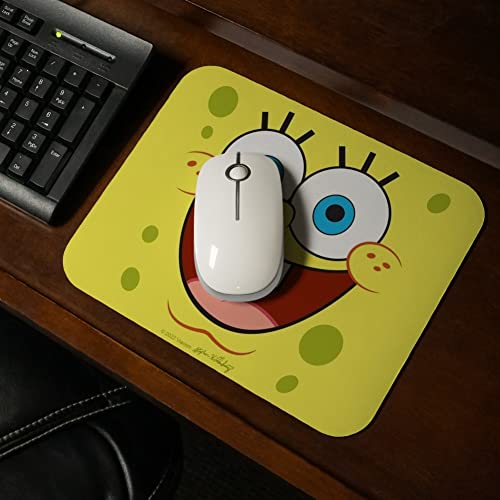 Spongebob Goofy Smile Face Low Profile Thin Rubber Mouse Pad Mousepad