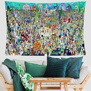 ecungwua cartoon party tapestry sponge wall hanging for bedroom funny tapestry college dorm home decor 60x50ines