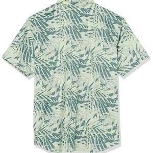 Columbia Men's Rapid Rivers Printed Short Sleeve Shirt, Metal Dye Palms, X-Large