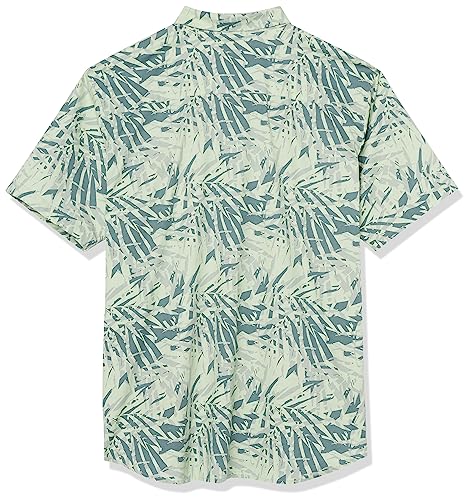 Columbia Men's Rapid Rivers Printed Short Sleeve Shirt, Metal Dye Palms, X-Large