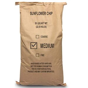 easygoprodcuts sunflower kernels – medium sun flower wild bird seed chips 50 lb