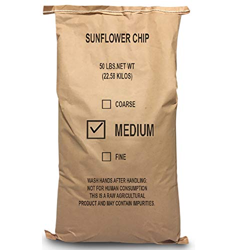 EasyGoProdcuts Sunflower Kernels – Medium Sun Flower Wild Bird Seed Chips 50 lb