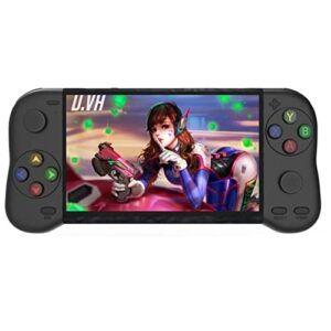 czt new 5.1-inch handle appearance video handheld game console portable emulator classic arcade retro gaming game device system built-in 12000 games mp3 mp4 (black)