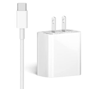 usb-c charging rapidly fast usb c fast wall charger for infinix note 12 and other pixel devices (18w 3a pd power adapter + extra long 6.6 foot usb-c, c-c cable)