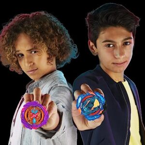 Beyblade Burst QuadStrike Ultimate Evo Valtryek V8 and Divine Xcalius X8 Spinning Top Dual Pack, 2 Battling Game Top Toy for Kids Ages 8 and Up