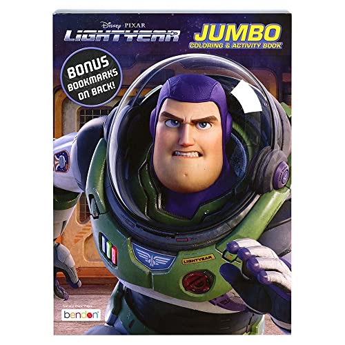 Bendon Disney Pixar Lightyear Jumbo 80pgs Coloring and Activity Book