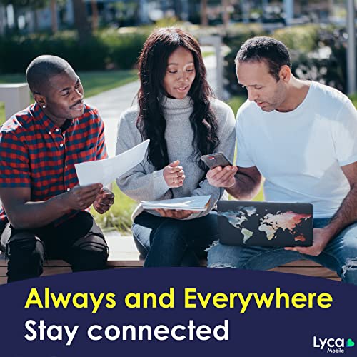 Lyca Mobile $39 30 Day Plan U.S.A. SIM Card with Unlimited Data & International Talk & Text to 75+ Countries 15GB High-Speed 4G LTE/5G Data JZN Market