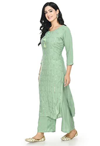 AnjuShree Choice Women Indian Top Cotton Kurti Palazzo pant for women Tunic top