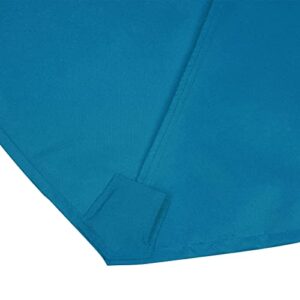 Sunnyglade 7.5Ft 6 Ribs Umbrella Canopy Replacement Patio Top Cover For Market Umbrella (Teal Blue)