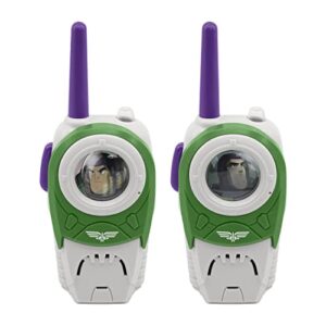 disney pixar lightyear toy walkie talkies for kids, indoor and outdoor toys for kids with light up graphics