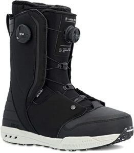 ride lasso pro wide mens snowboard boots black 10 (w)