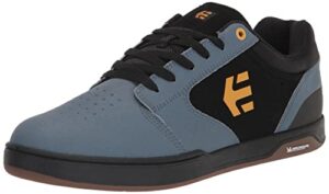 etnies men's camber crank mtb bike shoe skate, blue/yellow, 9