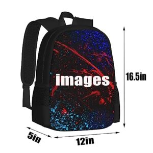 XDQRA Cartoon Backpack Large Bookbags for Travel School Daily with Leather Pen Bags -3