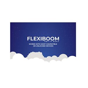 flexiboom data sim card - usa att & t-mobile for unlocked iot devices, no voice & sms(universal, triple cut 3-in-1)