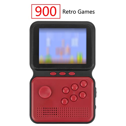 ReignSword Retro Handheld Rocker Game Console, Mini Arcade Machines Multiple Emulators Built-in Classical Games, Portable Handheld Video Games for Kids and Adult, Console Box Support TV Output (Red)