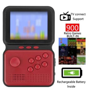 ReignSword Retro Handheld Rocker Game Console, Mini Arcade Machines Multiple Emulators Built-in Classical Games, Portable Handheld Video Games for Kids and Adult, Console Box Support TV Output (Red)