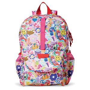 highlights for children backpack for kids, weather-resistant backpacks for boys and girls, elementary school kids bags, ages 3+ (17" - rainbow unicorn - pink)