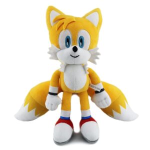 for the hedgehog 11.8" plush toys, for knuckles shadow tails plush doll toys gifts for boys and girls cartoon character plush children (tails)