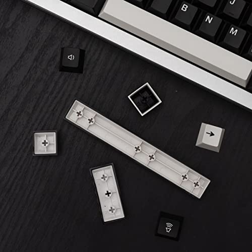 Sumgsn WOB Keycaps 172 Keys Double Shot Custom Keycap Minimalist Sytle Cherry Keyboard Keycaps Fit for Gateron Mx Cherry Switches Keyboard