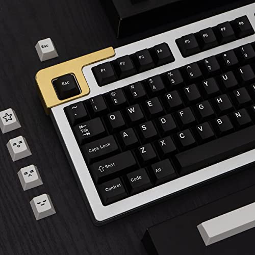 Sumgsn WOB Keycaps 172 Keys Double Shot Custom Keycap Minimalist Sytle Cherry Keyboard Keycaps Fit for Gateron Mx Cherry Switches Keyboard