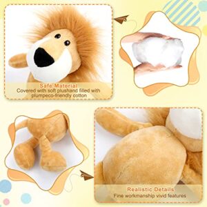 LAFTO Plush Lion Stuffed Animal Soft Cute 6 Inch Lion Plush Toy Small Wild Lion Easter Gift for Girls Boys Kids Birthday Bedtime Party Favors Gifts