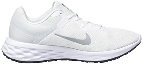 Nike Revolution 6 Nn Mens Running Trainers Dc3728 Sneakers Shoes (UK 8.5 US 9.5 EU 43, White Wolf Grey Pure Platinum 100)