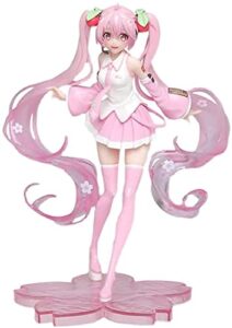 siesdio miku sakura figure pink version anime figure birthday gift new figure sakura skirt pink doll7.87inch