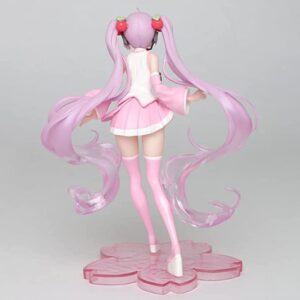 Siesdio Miku Sakura Figure Pink Version Anime Figure Birthday Gift New Figure Sakura Skirt Pink Doll7.87inch