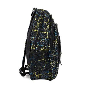 Parquet Travel Backpack For Outdoors,Luggage,Laptops - Adults Sports Bookbag, Abstract, (Black)