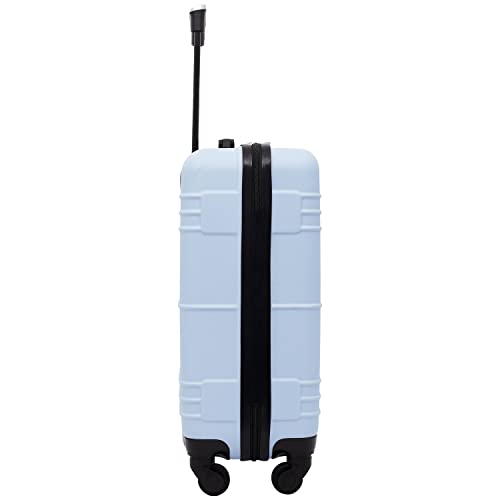 Travelers Club Richmond Spinner Luggage, Blue, Carry-On 20-Inch