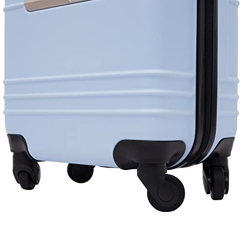 Travelers Club Richmond Spinner Luggage, Blue, Carry-On 20-Inch