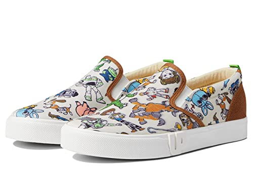 Ground Up Toy Story All Over Print Slip-On (Little Kid/Big Kid) Beige 1 Little Kid M